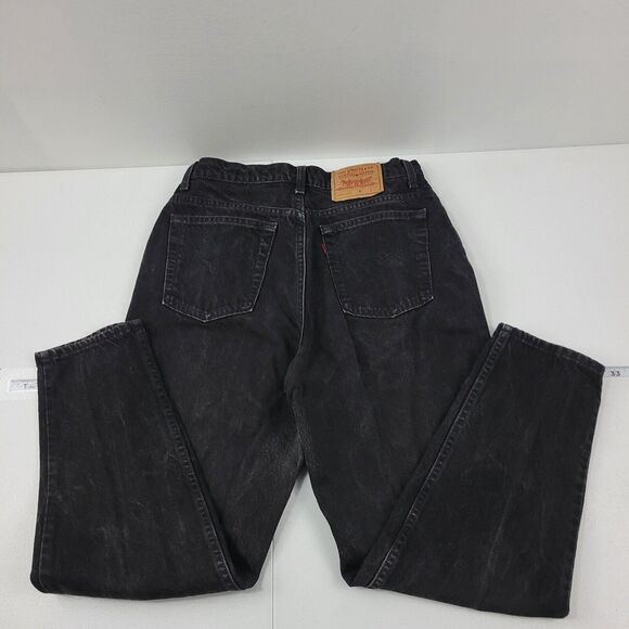 Levi's 14521-0260 vintage womens black jeans 14s denim 90's 3383 - Picture 3 of 12